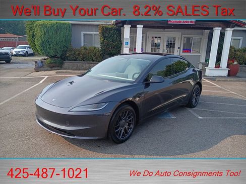 Used 2025 Tesla Model 3 Long Range RWD image 1
