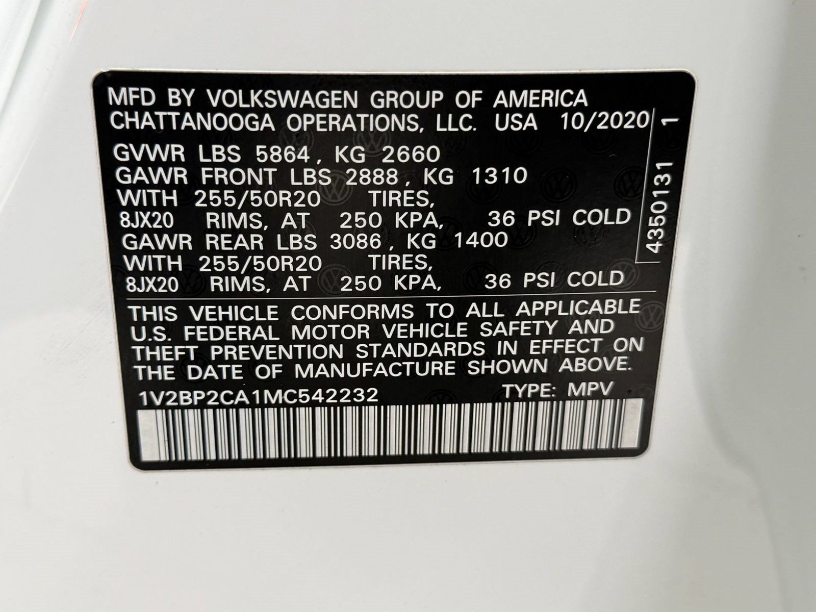 Used 2021 Volkswagen Atlas SEL AWD/4WD image 28