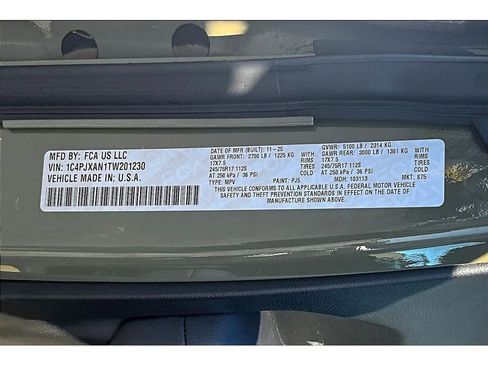 New 2026 Jeep Wrangler Sport S image 14