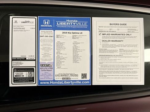 Used 2019 Kia Optima LX image 28