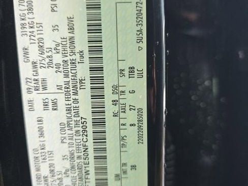 Used 2022 Ford F150 Platinum w/ Equipment Group 701A High AWD/4WD image 29