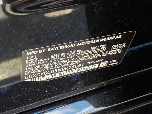Used 2022 BMW X6 xDrive40i w/ M Sport Package AWD/4WD image 28