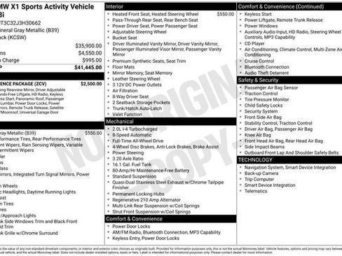 Used 2018 BMW X1 xDrive28i w/ Convenience Package image 39