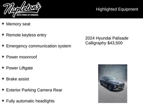 Used 2024 Hyundai Palisade Calligraphy AWD/4WD image 4