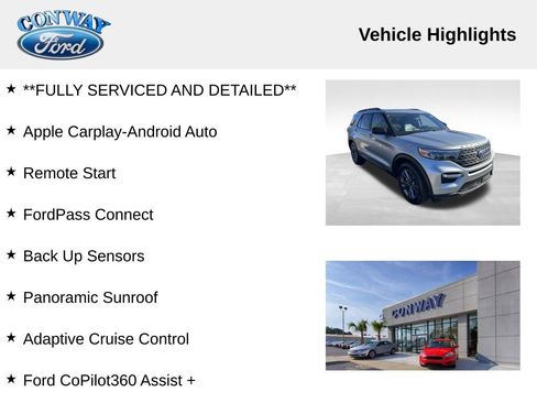 Used 2022 Ford Explorer XLT w/ Equipment Group 202A image 8