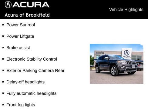 Used 2015 Jeep Grand Cherokee Limited w/ Trailer Tow Group IV AWD/4WD image 16