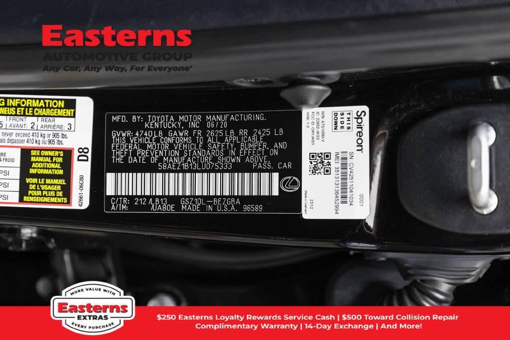 Used 2020 Lexus ES 350 w/ Accessory Package FWD image 39