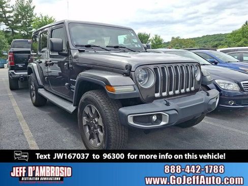 Certified 2018 Jeep Wrangler Unlimited Sahara AWD/4WD image 1
