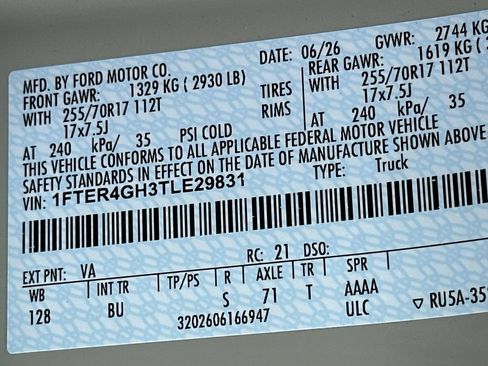 New 2026 Ford Ranger XLT RWD image 32