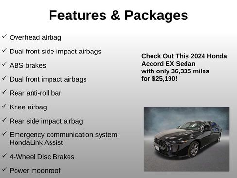 Used 2024 Honda Accord EX image 16