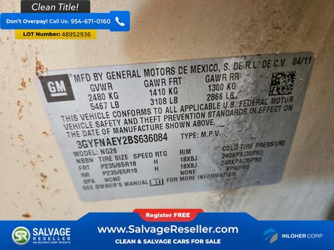 Used 2011 Cadillac SRX Luxury image 17