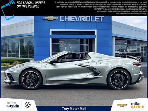 Certified 2023 Chevrolet Corvette Stingray Preferred Conv w/ Z51 Performance Package RWD image 2