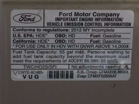 Used 2012 Ford E-450 and Econoline 450 Super Duty w/ Shuttle Bus Prep Pkg image 13