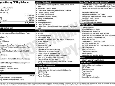 Used 2023 Toyota Camry SE image 3