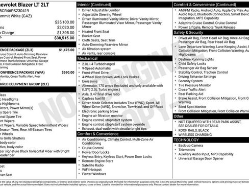 Used 2023 Chevrolet Blazer LT w/ Convenience Package FWD image 40