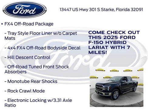 New 2025 Ford F150 Lariat w/ Equipment Group 502A High image 25