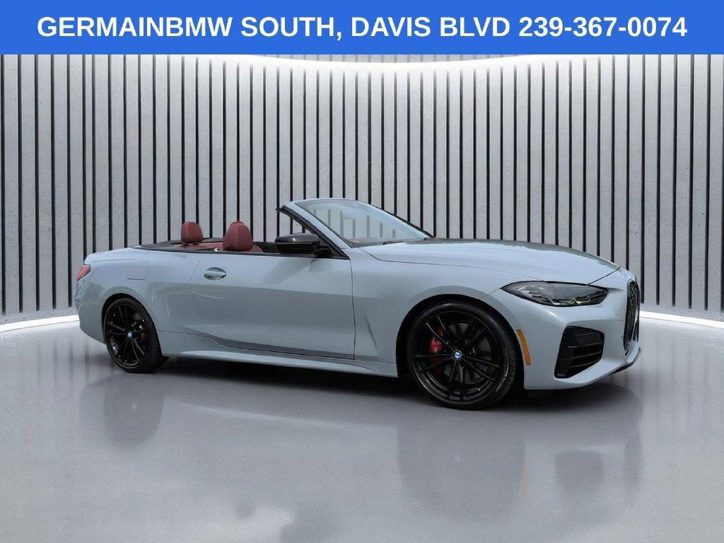 Certified 2024 BMW M440i Convertible w/ Shadowloine Package RWD image 3
