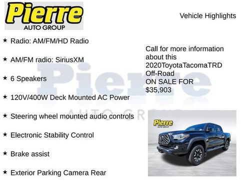 Used 2020 Toyota Tacoma TRD Off-Road AWD/4WD image 7