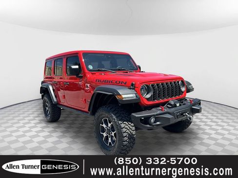 Used 2024 Jeep Wrangler Unlimited Rubicon w/ XTREMEE 35" Tire Package AWD/4WD image 1