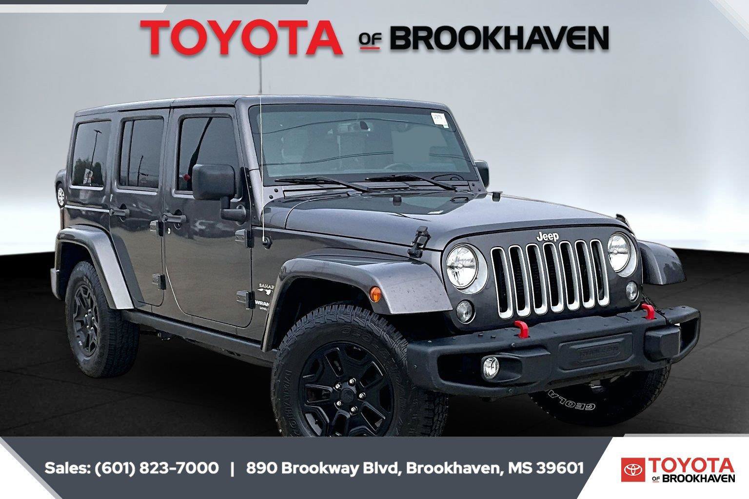 Used 2016 Jeep Wrangler Unlimited Sahara AWD/4WD image 1