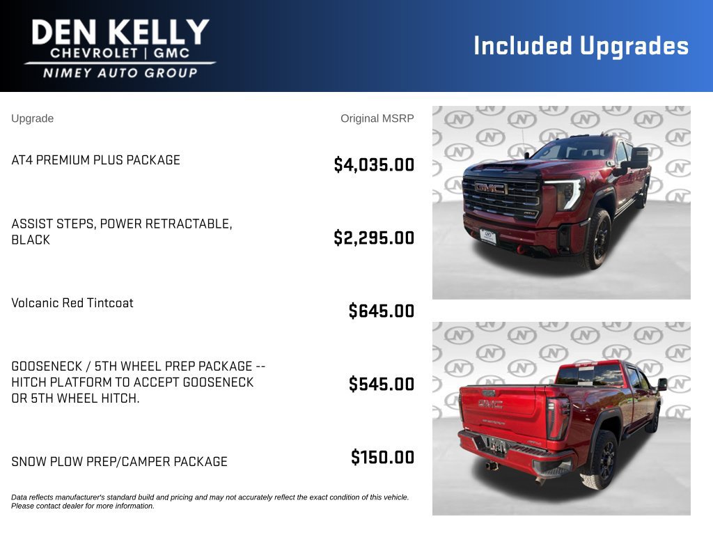 Used 2025 GMC Sierra 2500 AT4 w/ AT4 Premium Plus Package AWD/4WD image 3