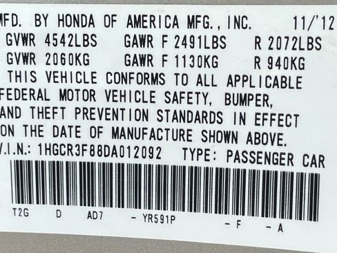Used 2013 Honda Accord EX-L image 38