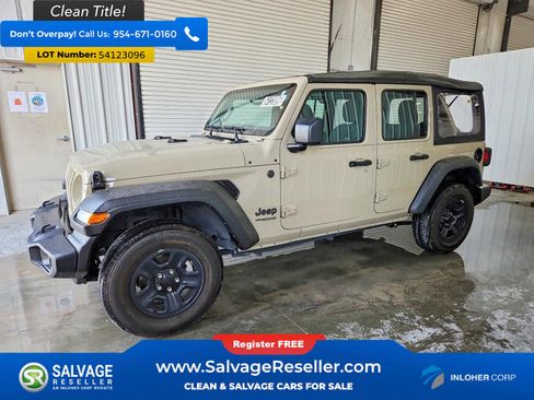 Used 2022 Jeep Wrangler Unlimited Sport AWD/4WD image 1