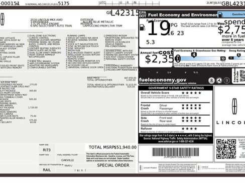 Used 2016 Lincoln MKX Reserve w/ Technology Package image 41