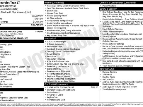 New 2026 Chevrolet Trax LT w/ LT Convenience Package FWD image 21