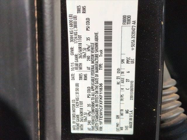 Used 2015 Ford F150 XLT w/ Equipment Group 302A Luxury RWD image 20