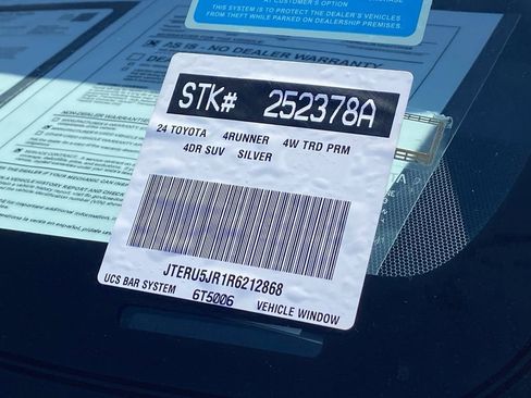 Certified 2024 Toyota 4Runner TRD Off-Road Premium w/ Off Road Premium Plus Package AWD/4WD image 38