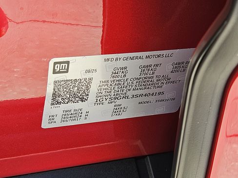 New 2025 Cadillac Escalade Sport Platinum w/ LPO, ONYX Package image 40