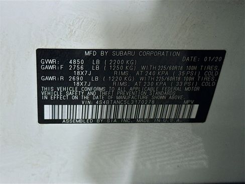 Used 2020 Subaru Outback Limited w/ Popular Package #2 image 37