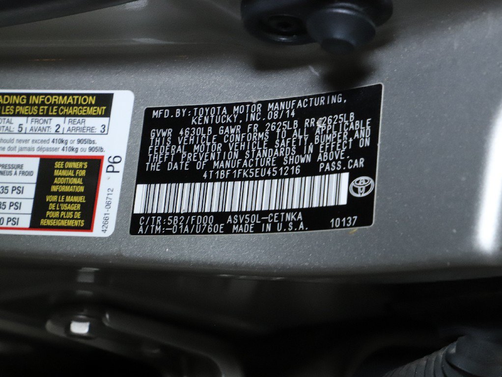 Used 2014 Toyota Camry LE FWD image 24