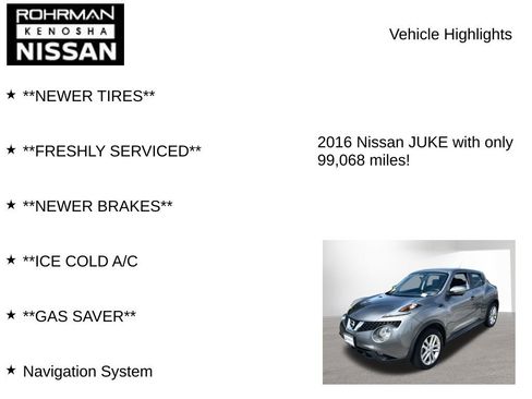 Used 2016 Nissan Juke SL AWD/4WD image 7