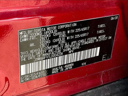 Certified 2020 Toyota RAV4 XLE image 33