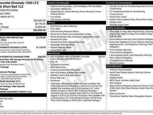 Certified 2023 Chevrolet Silverado 1500 LTZ AWD/4WD image 31