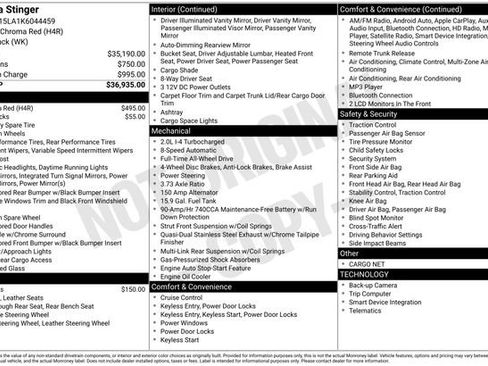 Used 2019 Kia Stinger image 7