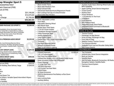 Used 2023 Jeep Wrangler Sport S image 8