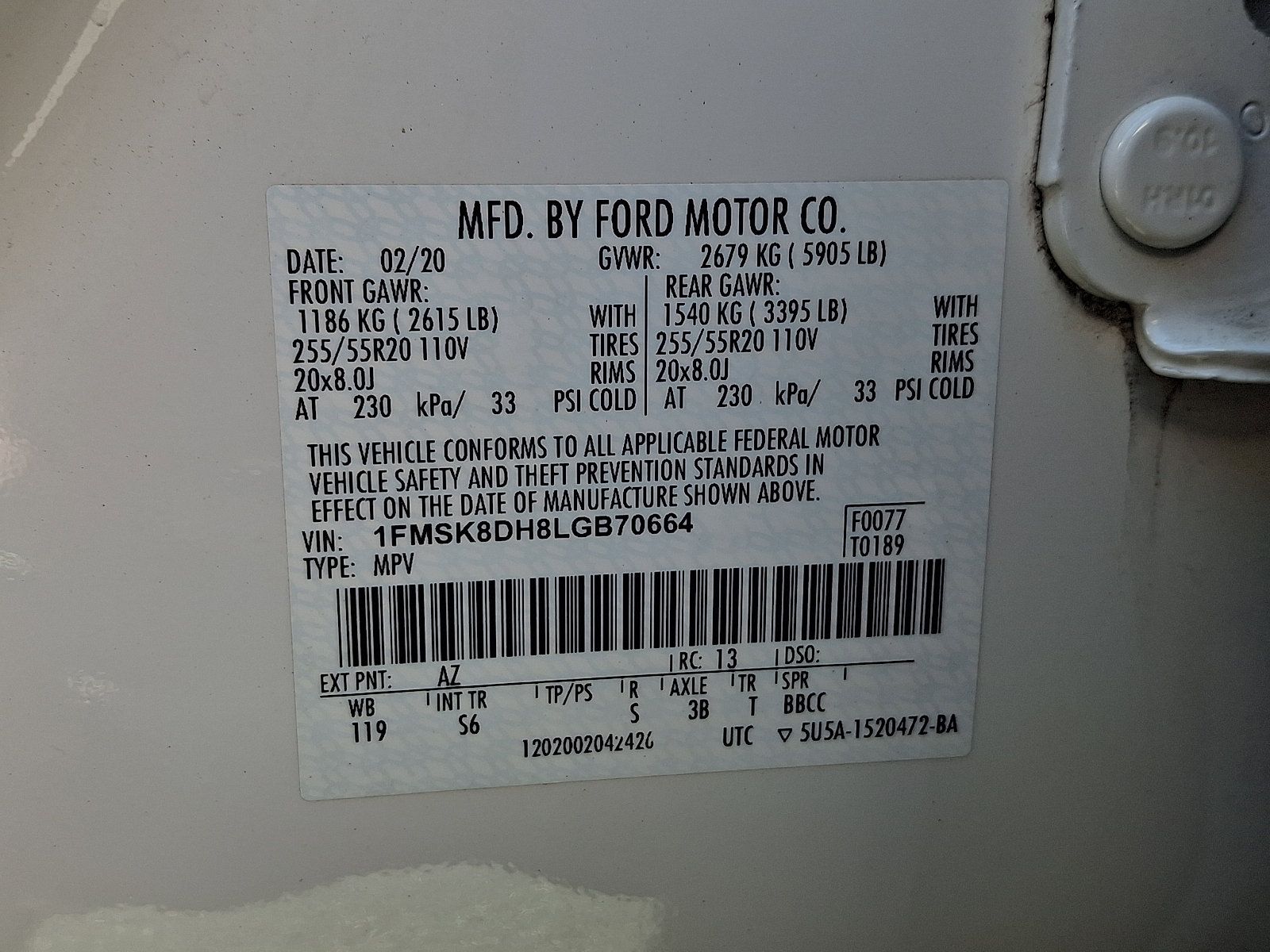 Used 2020 Ford Explorer XLT w/ Equipment Group 202A AWD/4WD image 28
