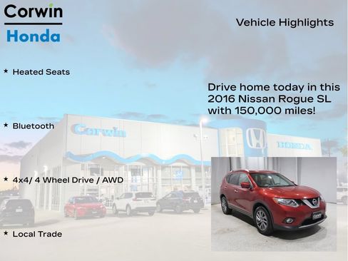 Used 2016 Nissan Rogue SL AWD/4WD image 6