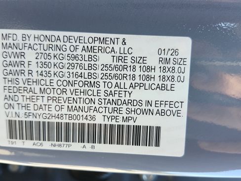 New 2026 Honda Pilot EX-L image 35