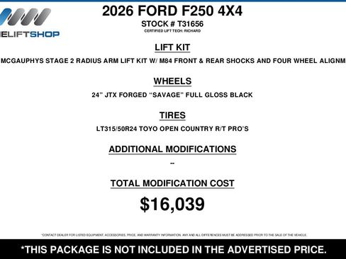 Used 2026 Ford F250 Platinum image 2