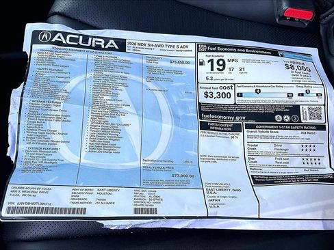 New 2026 Acura MDX Type S AWD/4WD image 40