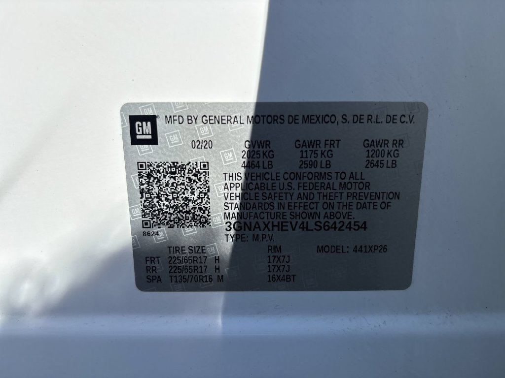 Used 2020 Chevrolet Equinox LS FWD image 24