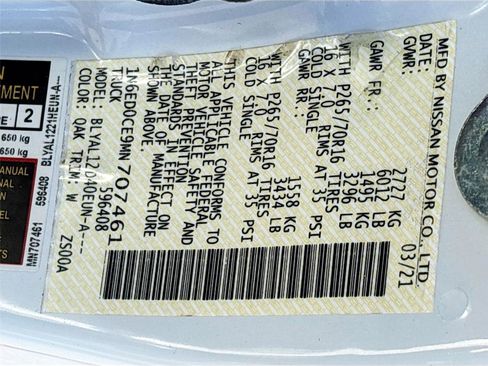 Used 2021 Nissan Frontier S image 29