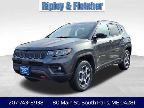 Used 2022 Jeep Compass Trailhawk w/ Sun and Sound Group AWD/4WD image 1