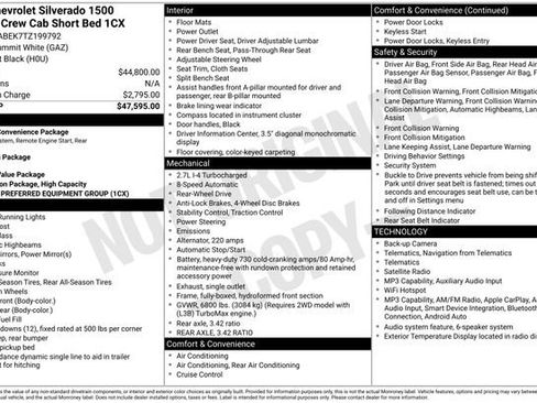 Used 2026 Chevrolet Silverado 1500 Custom RWD image 33