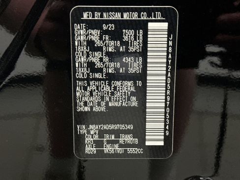 Used 2024 Nissan Armada SV w/ Cargo Package AWD/4WD image 22