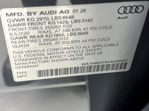New 2027 Audi Q6 e-tron Premium Plus image 28